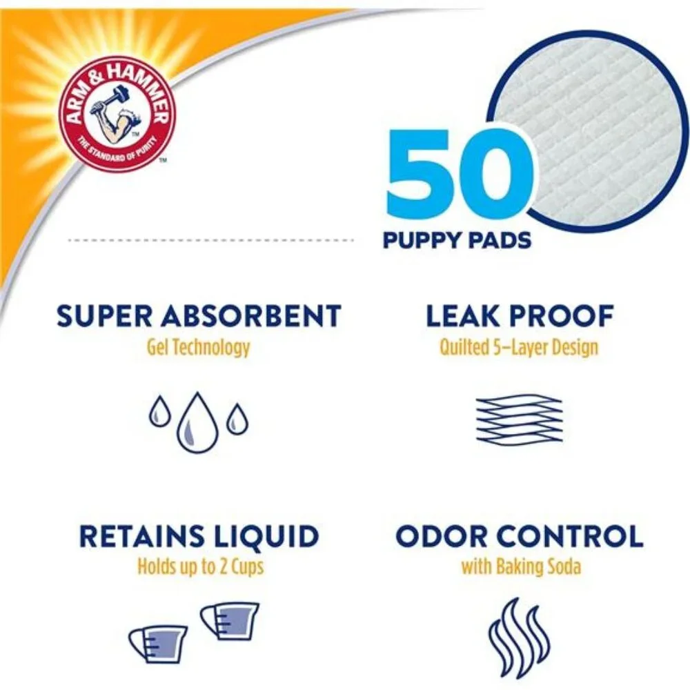 Dogs Puppy Training Pads with Attractant | New & Improved Super Absorbent